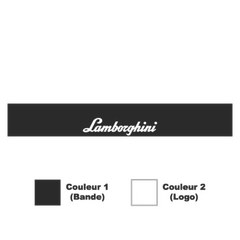 Sticker Bande Pare-Soleil Lamborghini