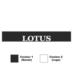 Lotus Sunstrip Sticker