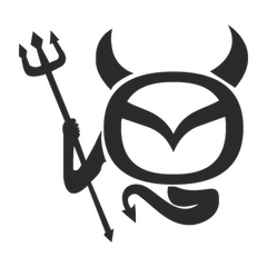 Mazda Devil Logo Decal