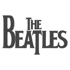 The Beatles logo Carbon Decal