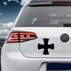 Celtic Cross Volkswagen MK Golf Decal