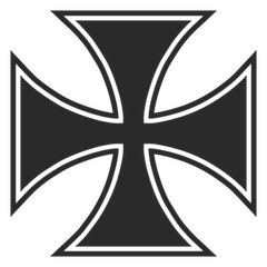 Sticker Croix de Malte 3