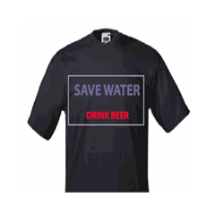 Tee shirt Save Water Drink Beer