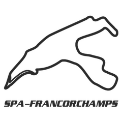 Spa-Francorchamps Belgium Circuit Decal 2