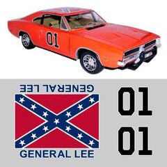 Dodge General Lee Decals Set