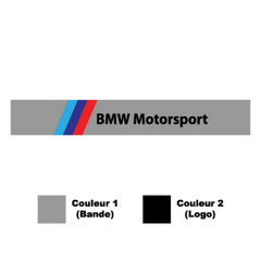 Sticker auto Bande Sonnenblende BMW Motorsport M Series