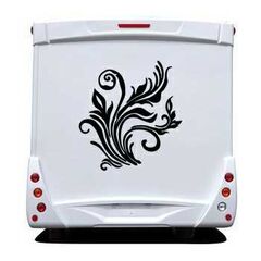 Flower Camping Car Decal 5