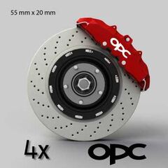 Opel OPC logo brake decals set