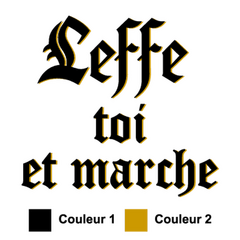 Tee-shirt Leffe Toi et Marche parodie Abbaye de Leffe - 2ème Modèle