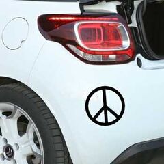 Sticker Citroën Peace & Love Logo