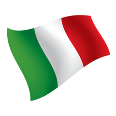 Sticker Flagge flottant Italien