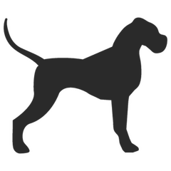Dog silhouette Decal