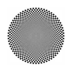 Sticker Deko Illusion optique Kreis