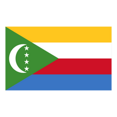Sticker Flagge Comores
