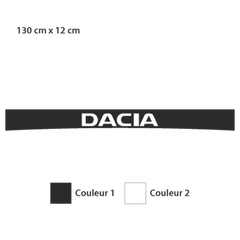 Sticker Bande Pare-Soleil Dacia Logo - 2ème Modèle