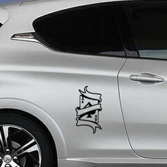 Ace of Spades Peugeot Decal