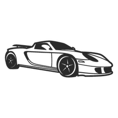 Sticker Porsche Boxster Silhouette