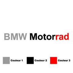 Sticker Moto BMW Motorrad en 3 couleurs zum Personalisieren