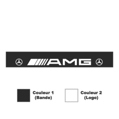 Sticker Bande Pare-Soleil Mercedes AMG Logo
