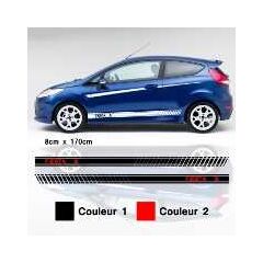 Kit Stickers Bandes Bas de Caisse Ford Fiesta S