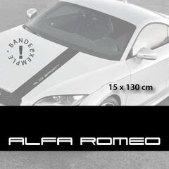 Alfa Romeo car hood decal strip