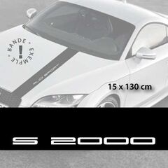 Honda S2000 car hood decal strip