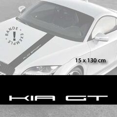 Kia Motors GT car hood decal strip