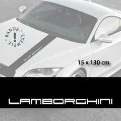 Lamborghini car hood decal strip