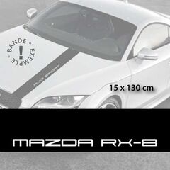 Mazda RX-8 car hood decal strip