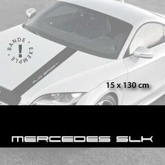 Mercedes SLK car hood decal strip