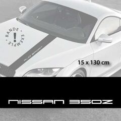 Nissan 350Z car hood decal strip