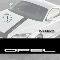 Opel car hood decal strip