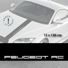 Peugeot RC car hood decal strip