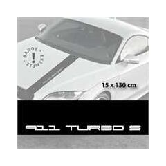 Sticker für die Motorhaube Porsche 911 Turbo S