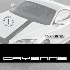 Stickers bandes autocollantes Capot Porsche Cayenne