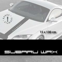 Subaru WRX car hood decal strip