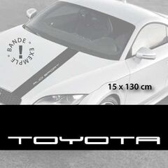 Toyota car hood decal strip