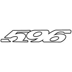 Look bikes 596 logo contour Decal