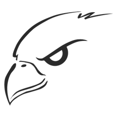 Sticker Falken Falcon logo