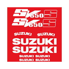 Suzuki SV 650 S decals set