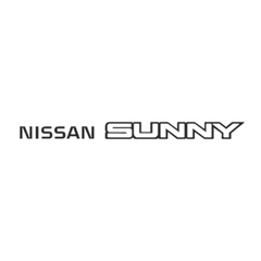Nissan Sunny Coupe Logo Decal