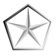 Dodge Star Logo Decal