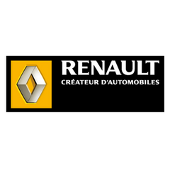 Sticker Renault sur fond Schwarz