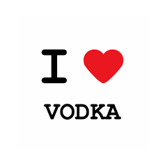 Tee shirt I Love Vodka