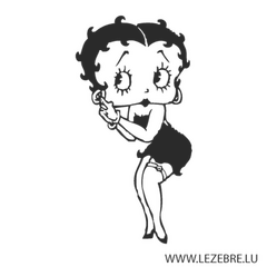 Betty Boop Decal 1