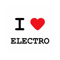 T-Shirt I love electro