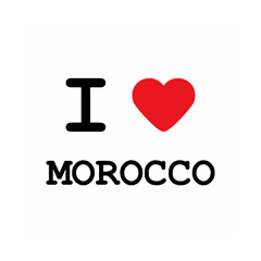 Tee shirt I Love Morocco