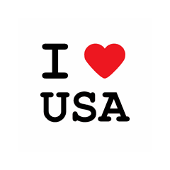 Tee shirt I Love USA