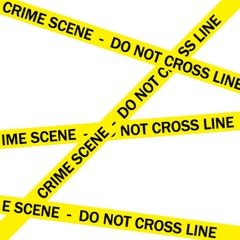 Tee shirt Crime Scene - Do Not Cross Line