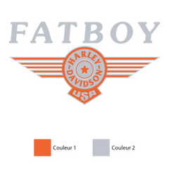 Harley Davidson Fatboy Decal